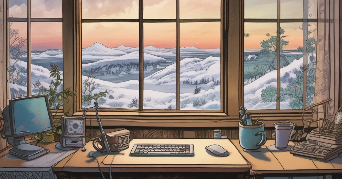 大雪紛飛的芬蘭