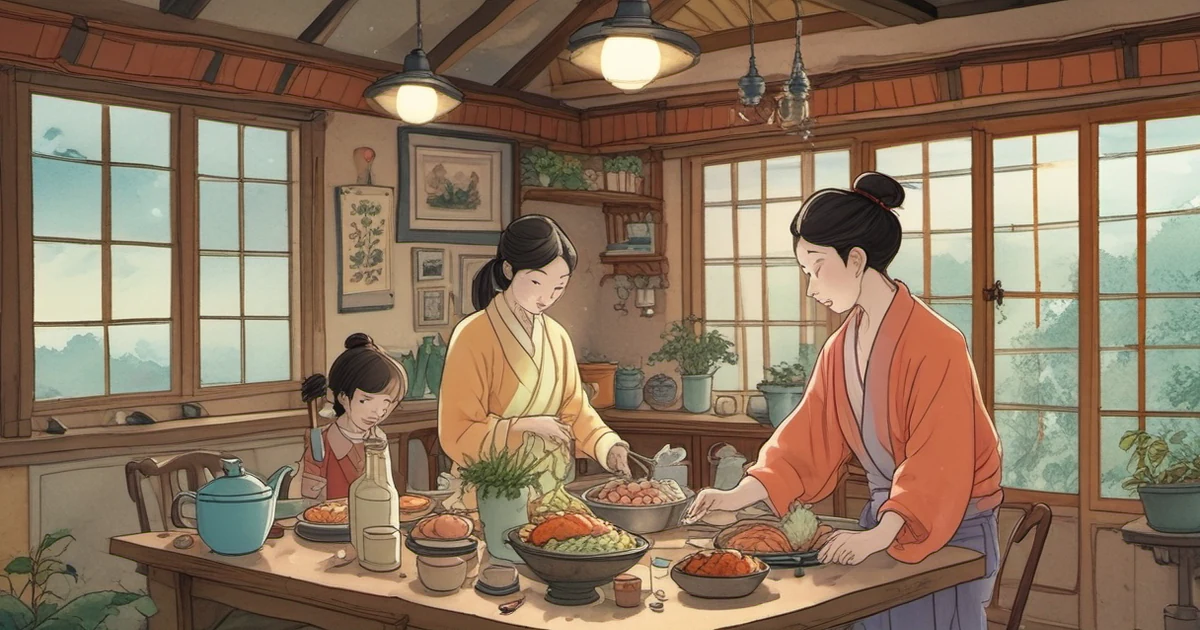 喫了頓好飯