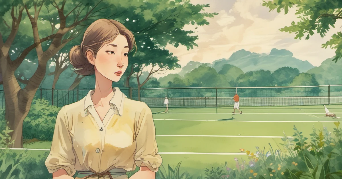 A Relaxing Day of Tennis, Cooking, and English Learning